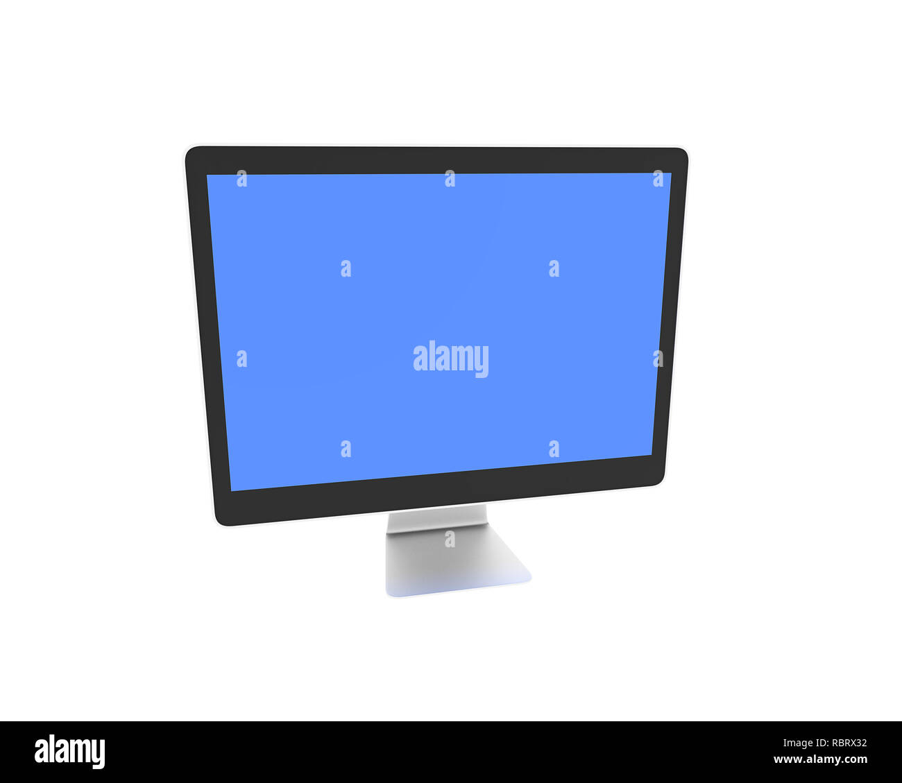 Le rendu 3D d'affichage LCD Banque D'Images