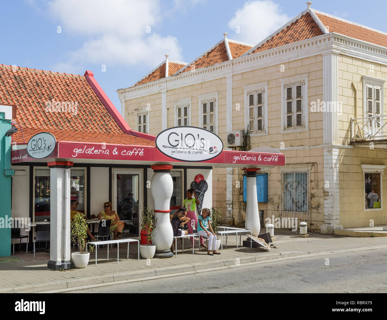 Gios Gelateria Shop Banque D'Images