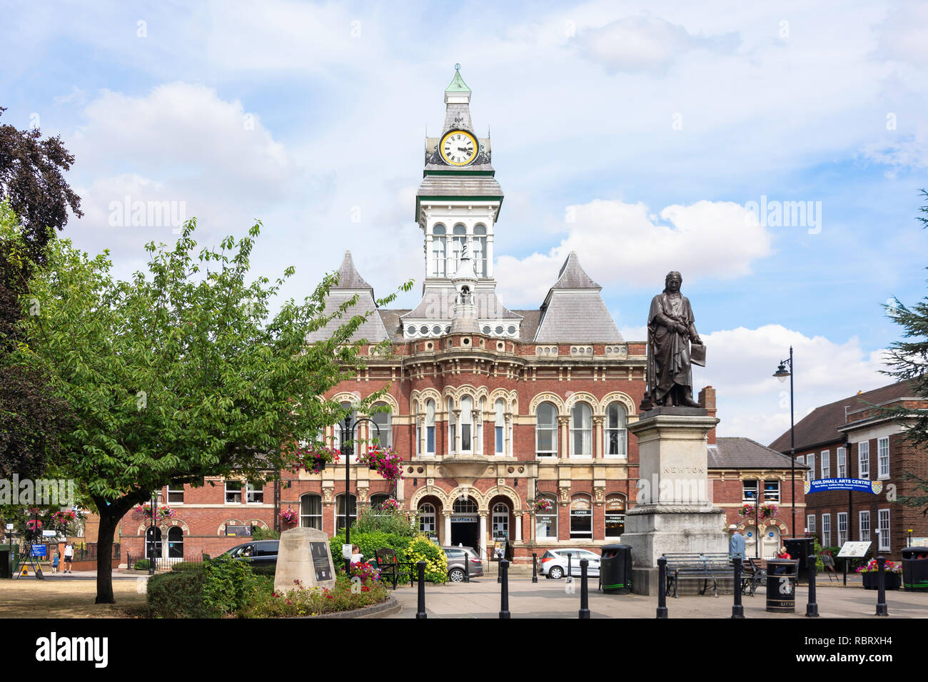 Guildhall Arts Centre, Saint Peter's Hill, Grantham, Lincolnshire, Angleterre, Royaume-Uni Banque D'Images