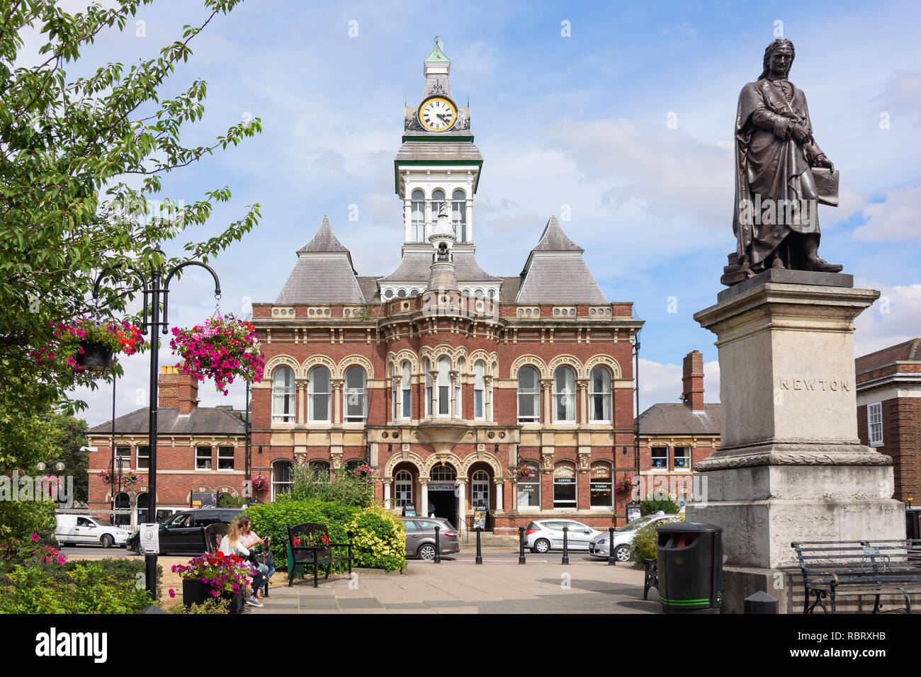 Guildhall Arts Centre, Saint Peter's Hill, Grantham, Lincolnshire, Angleterre, Royaume-Uni Banque D'Images