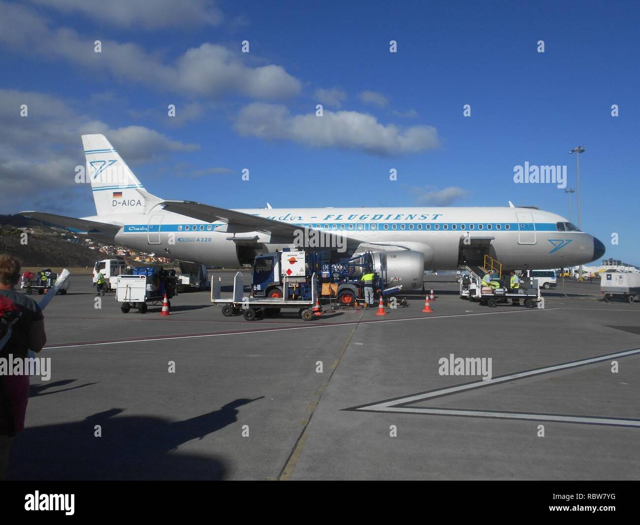 A 320 Condor Flugdienst. Banque D'Images