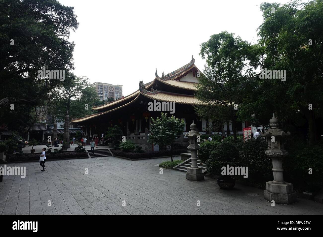 Un hall de Guangxiao Temple, Photo2. Banque D'Images