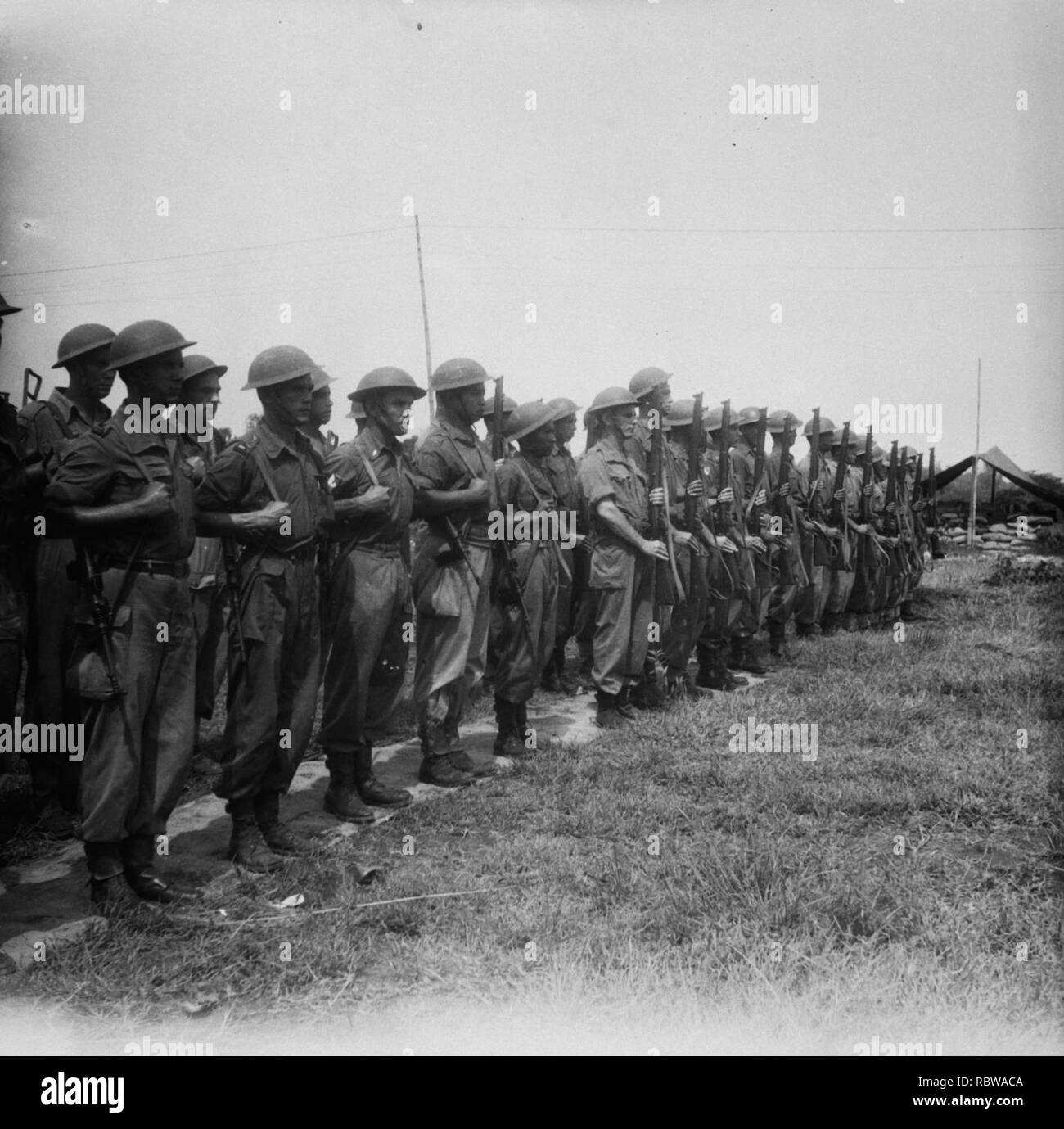 Aangetreden Bestanddeelnr troepen, 11286. Banque D'Images