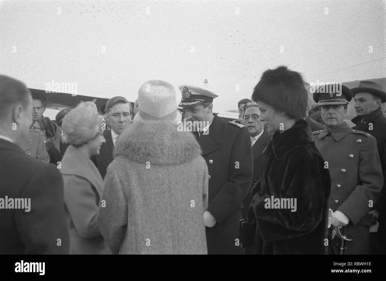 Aankomst Prinses Margaret en Anthony Armstrong Jones Brussel, Bestanddeelnr 911-8712. Banque D'Images