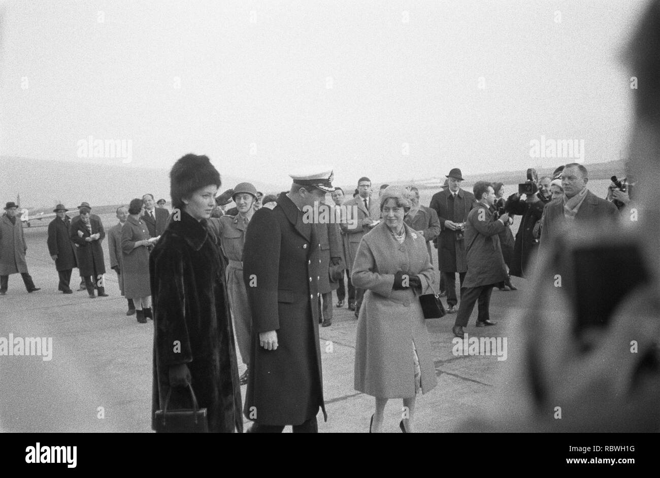 Aankomst Prinses Margaret en Anthony Armstrong Jones Brussel, Bestanddeelnr 911-8713. Banque D'Images