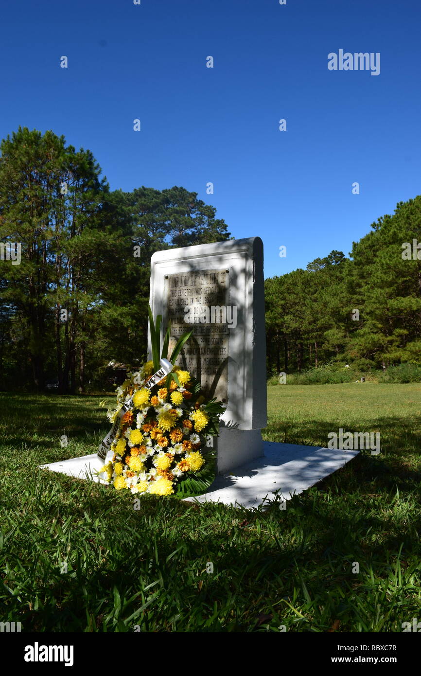 Memorial Day à la 2ème.Phil-Am, cimetière des anciens combattants qui est le lieu de sépulture de victimes militaires et civiles de guerres à l'étranger Banque D'Images