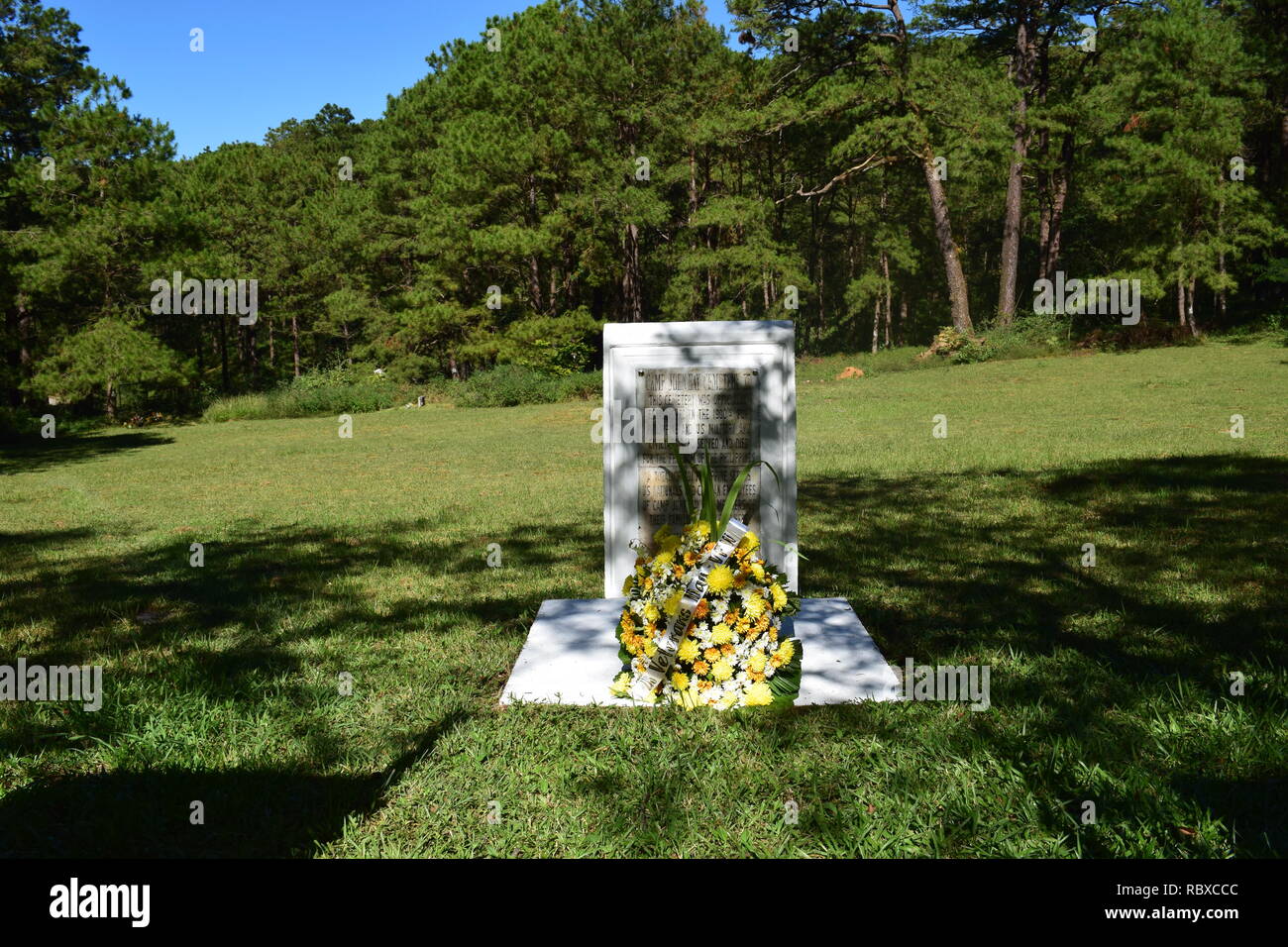 Memorial Day à la 2ème.Phil-Am, cimetière des anciens combattants qui est le lieu de sépulture de victimes militaires et civiles de guerres à l'étranger Banque D'Images