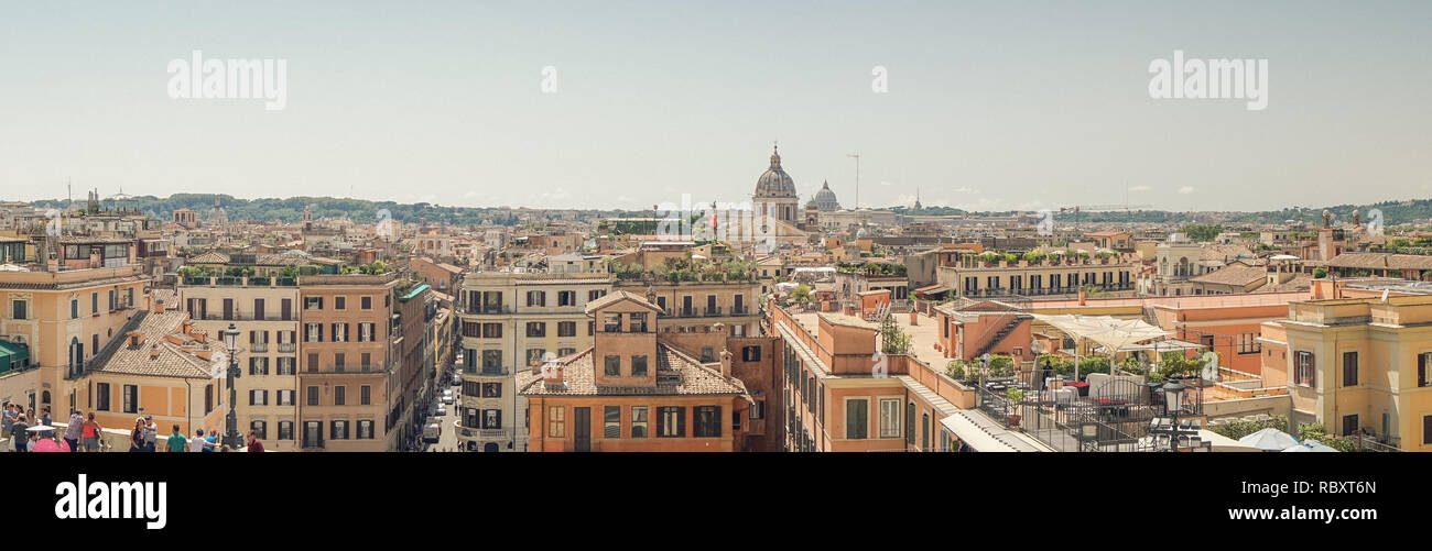 Rom City Skyline Banque D'Images