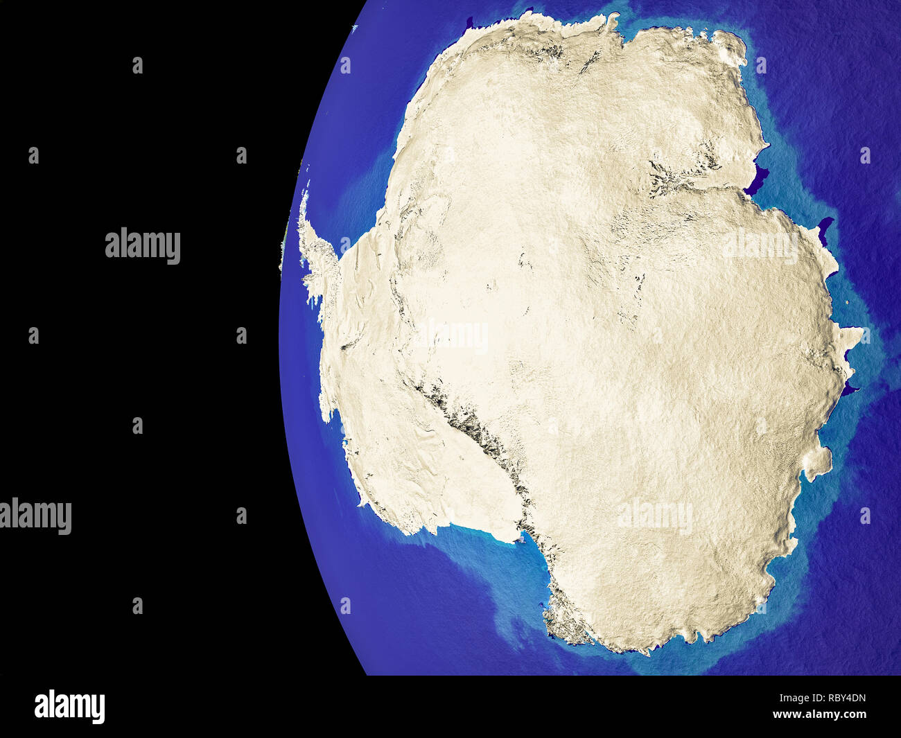 Carte Satellite Du Monde Pole Sud Banque D Image Et Photos Alamy