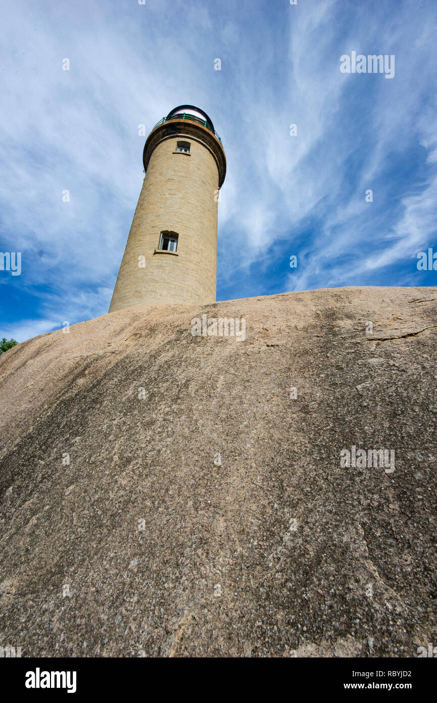 Mahabalipuram phare près de Chennai, Inde Banque D'Images