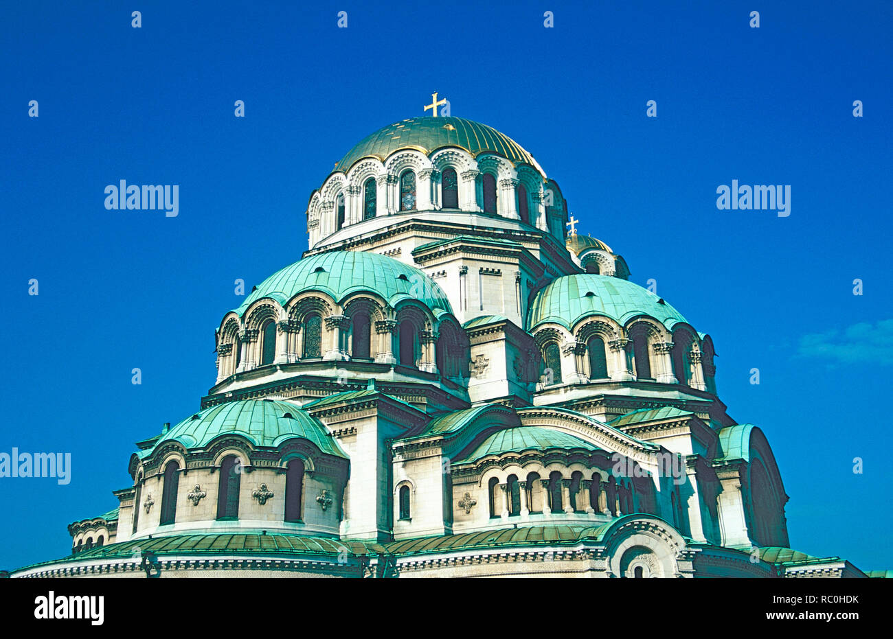 La Bulgarie Sofi St Alexander Nevski Cathedral Banque D'Images