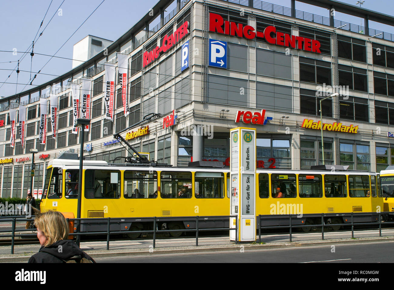 Ring, centre commercial dans le quartier Lichtenberg, Berlin, Allemagne Banque D'Images