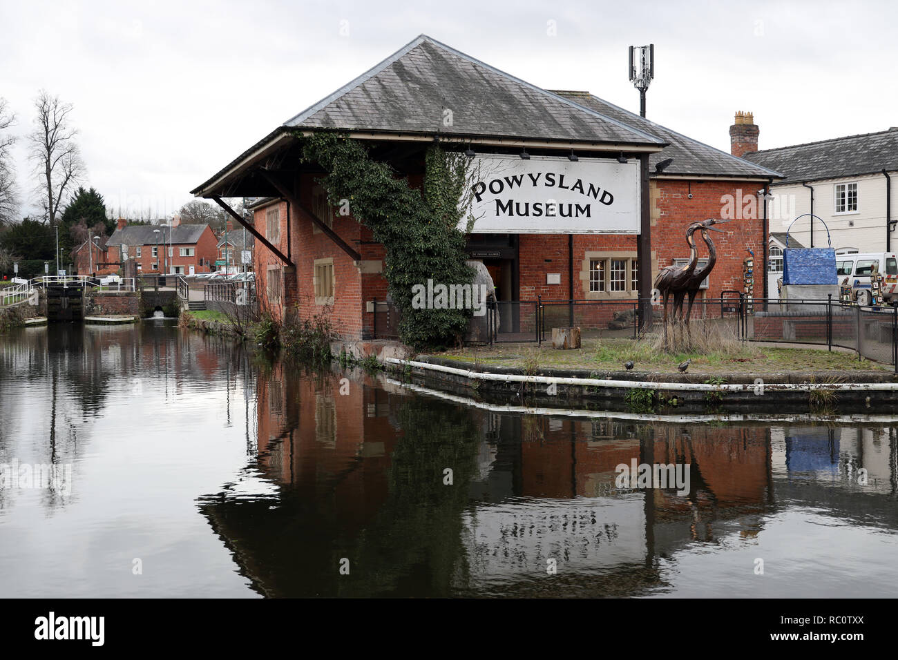 Musée Powysland,bassin du Canal, Welshpool Powys, Banque D'Images