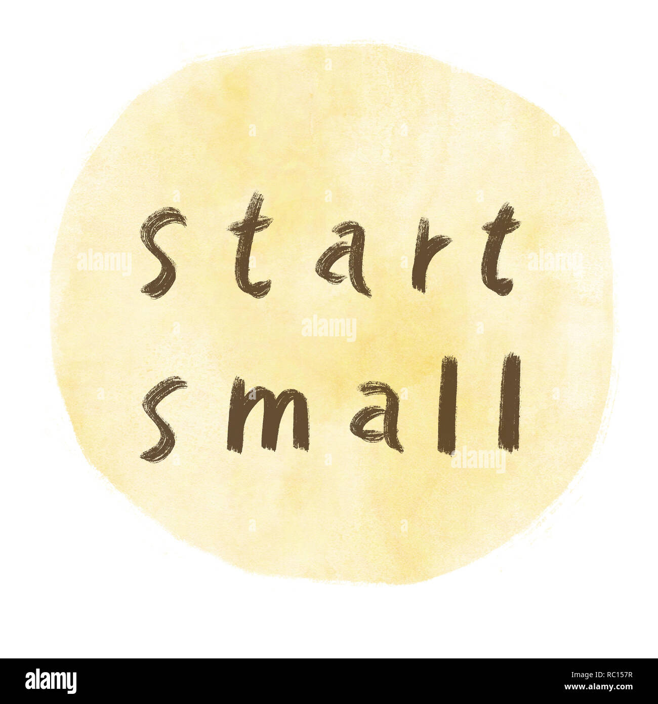 Commencer petit Banque D'Images