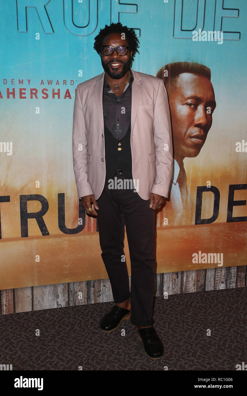 Los Angeles, Californie, USA. 10 janvier, 2019. Chad Coleman au cours de la 'True Detective' Saison 3 Premiere. Credit : Faye Sadou/AdMedia/ZUMA/Alamy Fil Live News Banque D'Images