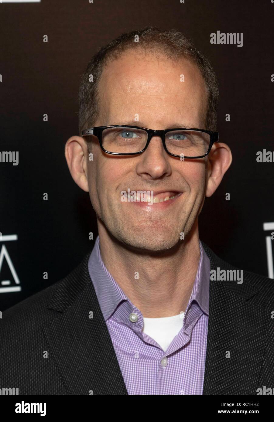 Los Angeles, Californie, USA. 12 janvier, 2019. Pete Docter assiste à la 44e conférence annuelle des Los Angeles Film Critics Association Awards à l'Hôtel Intercontinental Century City, Los Angeles, Californie, USA, le 12 janvier 2019. | conditions dans le monde entier : dpa Crédit photo alliance/Alamy Live News Banque D'Images