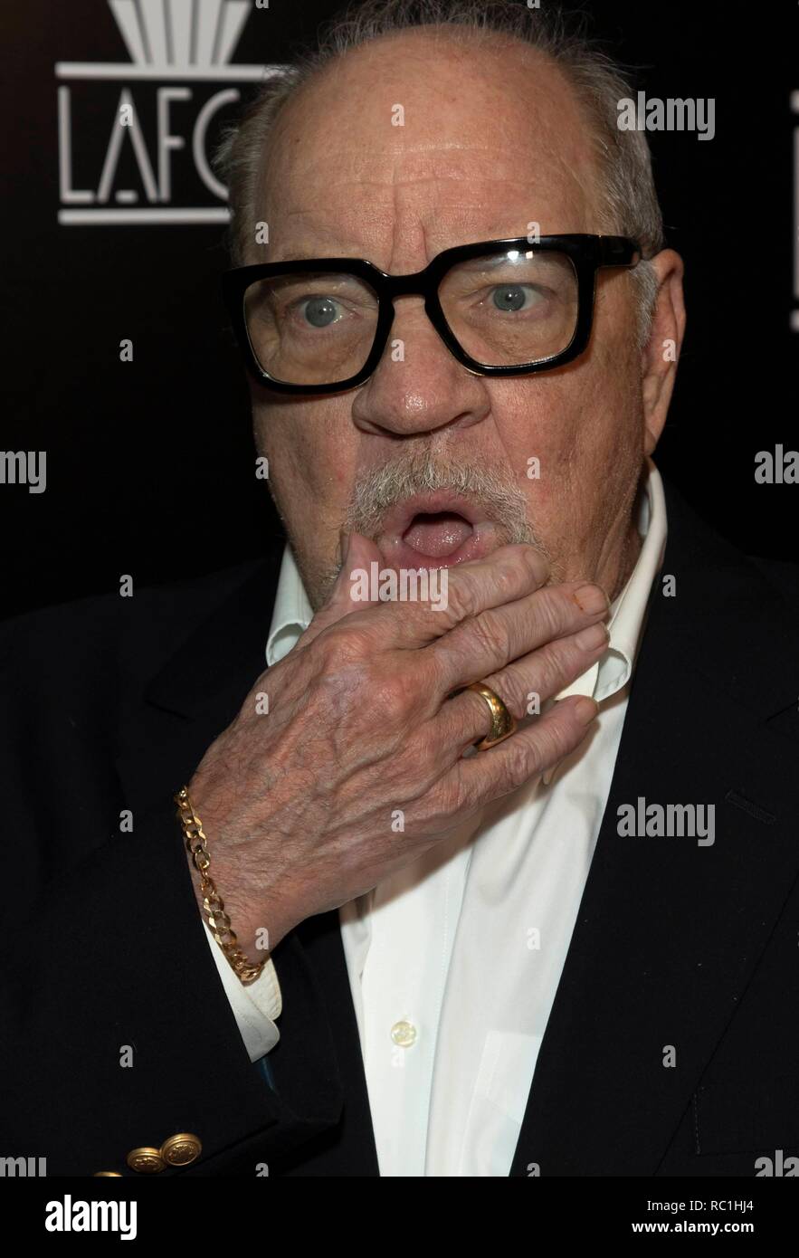 Los Angeles, Californie, USA. 12 janvier, 2019. Paul Schrader participe à la 44e conférence annuelle des Los Angeles Film Critics Association Awards à l'Hôtel Intercontinental Century City, Los Angeles, Californie, USA, le 12 janvier 2019. | conditions dans le monde entier : dpa Crédit photo alliance/Alamy Live News Banque D'Images