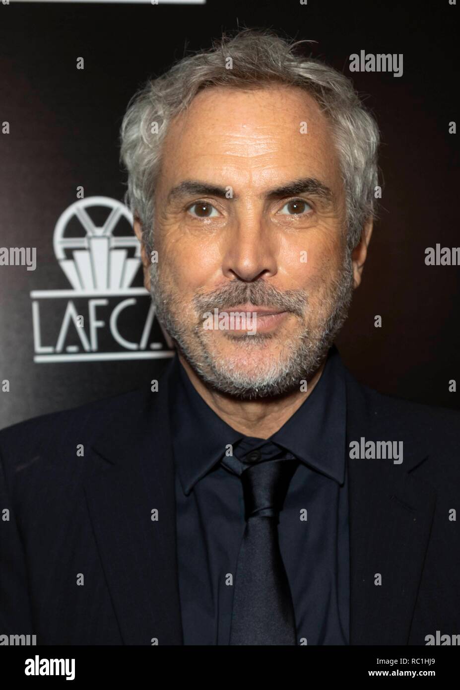 Los Angeles, Californie, USA. 12 janvier, 2019. Alfonso Cuaron, assiste à la 44e conférence annuelle des Los Angeles Film Critics Association Awards à l'Hôtel Intercontinental Century City, Los Angeles, Californie, USA, le 12 janvier 2019. | conditions dans le monde entier : dpa Crédit photo alliance/Alamy Live News Banque D'Images