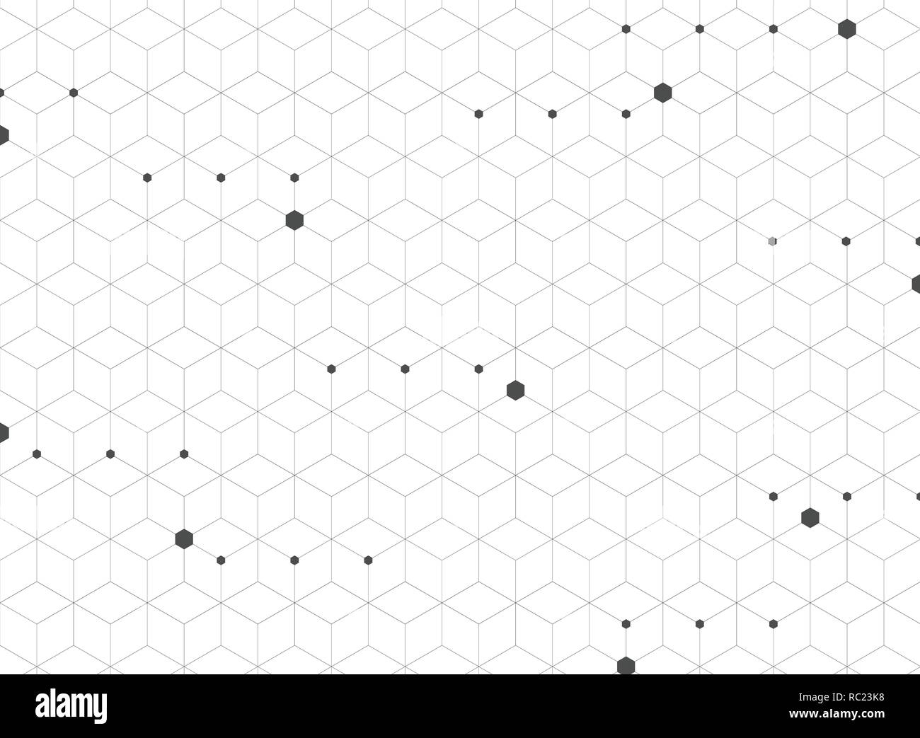 Résumé du pentagone gris moderne géométrique pattern background, vector eps10 Illustration de Vecteur