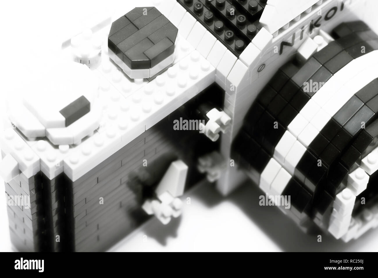 Close up de lego's Nikon Banque D'Images