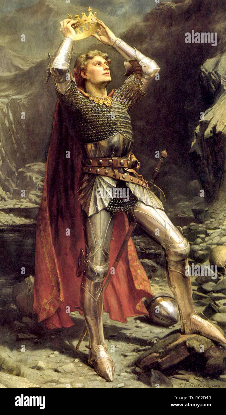 Le Roi Arthur par Charles Ernest Butler (1903) Banque D'Images