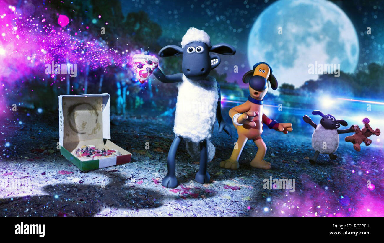 Livre Farmageddon : UN FILM Shaun le mouton est un prochain 2019 stop-motion britannique de science-fiction d'animation comédie film produit par Aardman Animations. Cette photo est pour un usage éditorial uniquement et est l'auteur de la société film et/ou le photographe attribué par le film ou la société de production et ne peut être reproduite que par des publications dans le cadre de la promotion du film ci-dessus. Un crédit obligatoire pour l'entreprise de film est nécessaire. Le photographe devrait également être portés lorsqu'il est connu. Banque D'Images