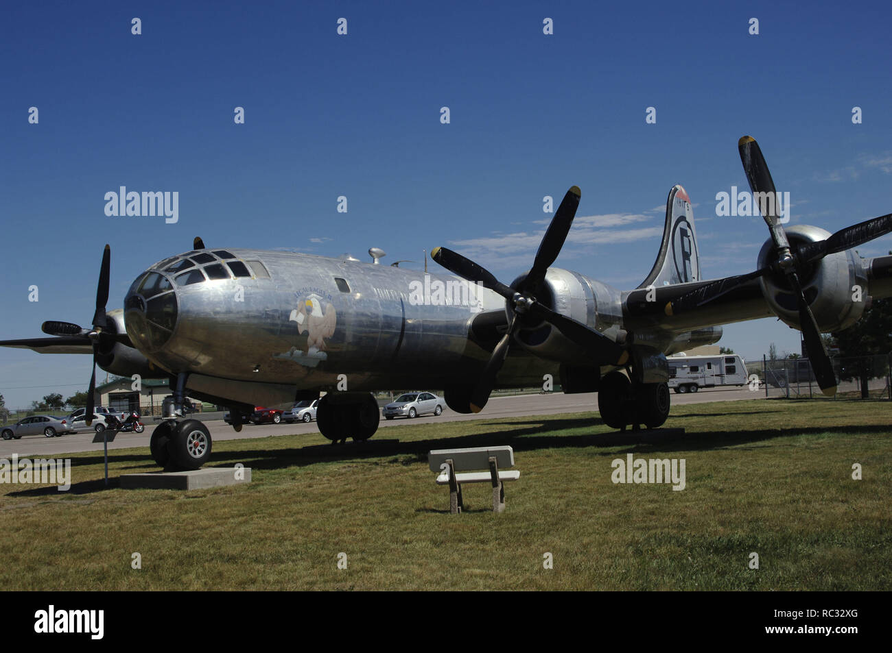 BOEING. B-29 'SUPERFORTRESS'. El primer prototipo voló el 21 de septiembre de 1942. Fue utilizado en Corea, finalizando su servicio en 1954. Museo del aire y el Espacio. Fort ancien. Estado de Dakota del Sur. Estados Unidos. Banque D'Images