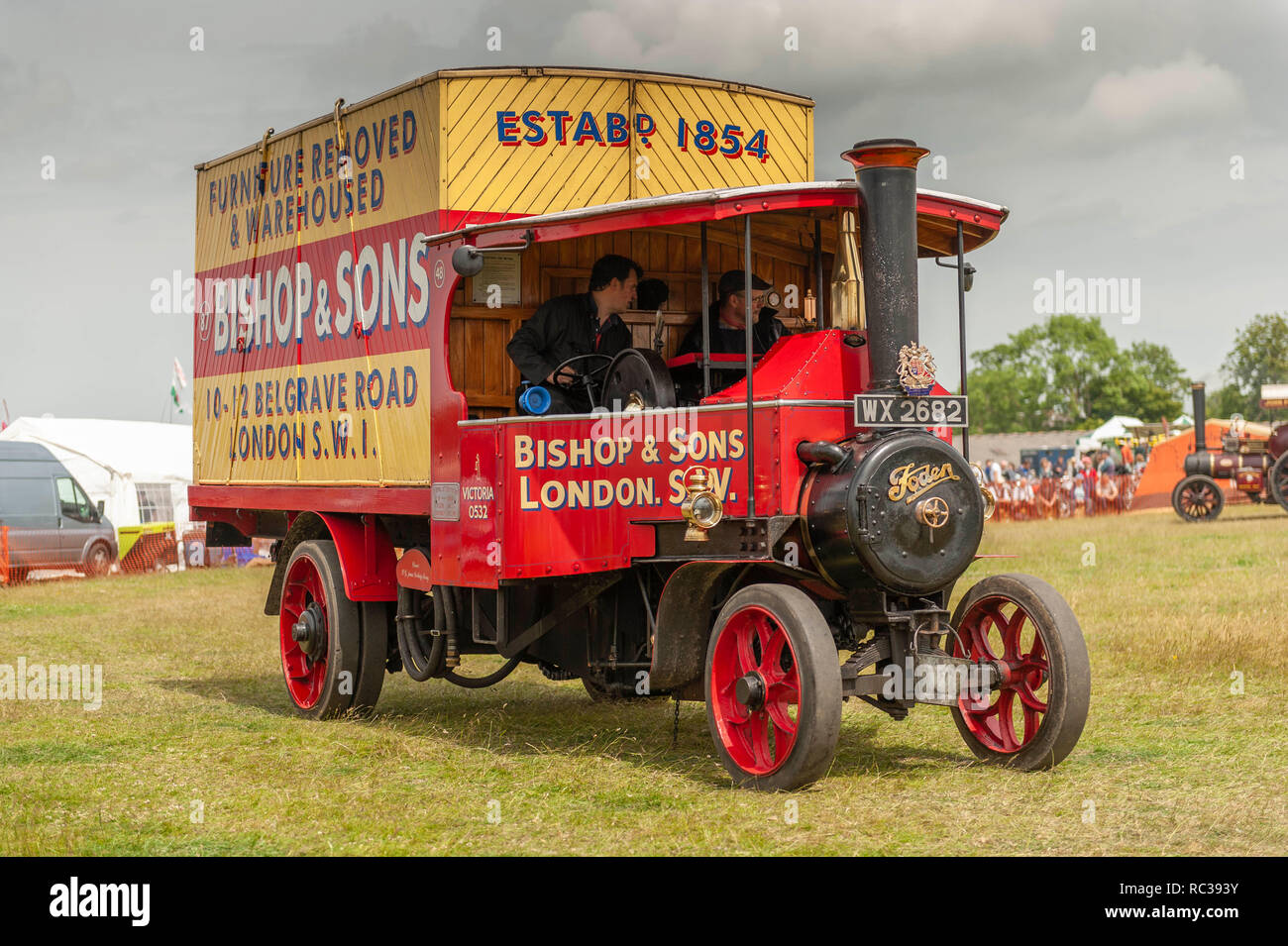 1929 camion Foden à vapeur Type HH à Preston Rallye à vapeur Banque D'Images