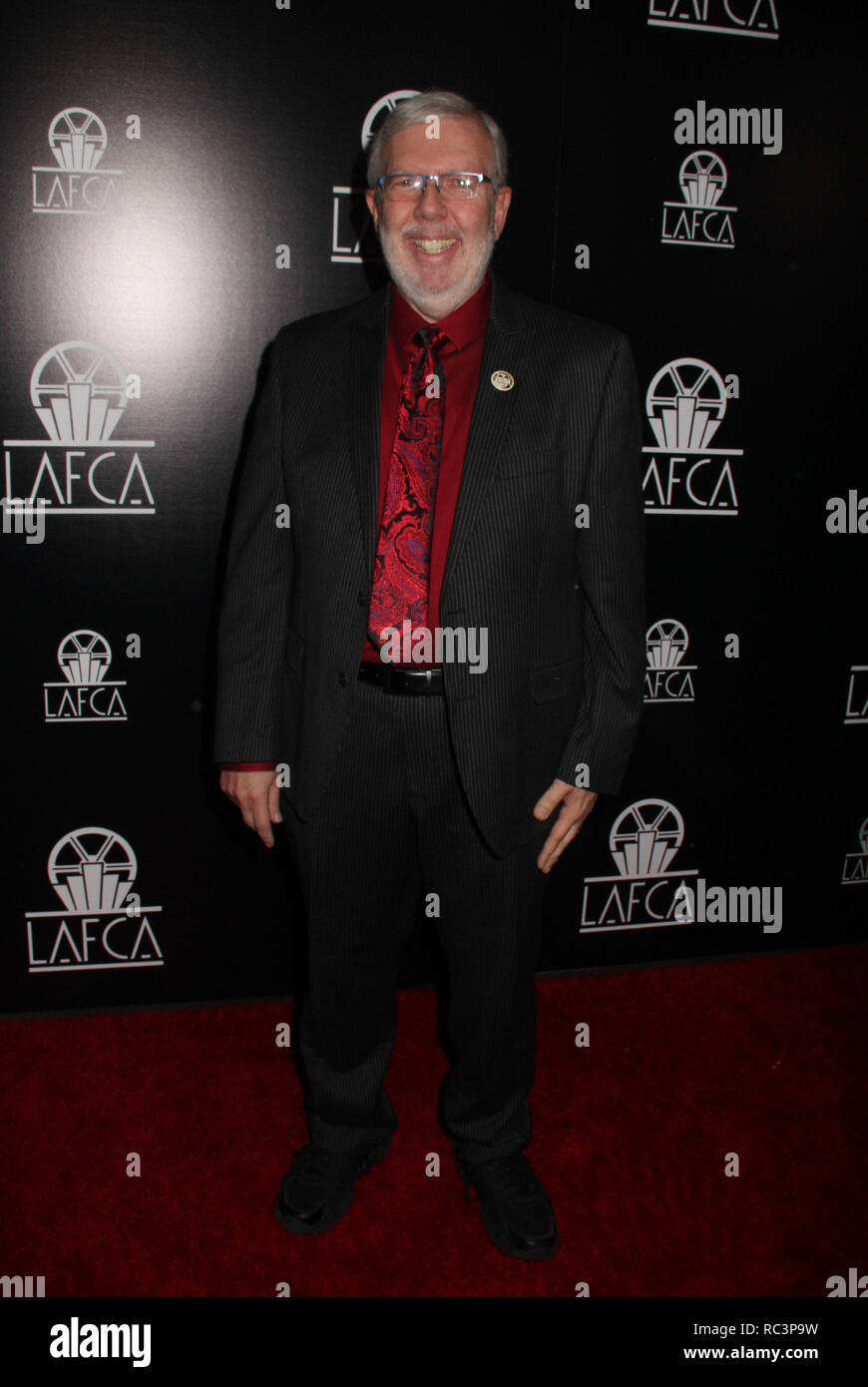 Los Angeles, USA. Jan 12, 2019. Leonard Maltin 01/12/2019 La 44e conférence annuelle des Los Angeles Film Critics Association Awards tenue à l'hôtel InterContinental Los Angeles Century City at Beverly Hills à Los Angeles, CA Crédit : Cronos/Alamy Live News Banque D'Images