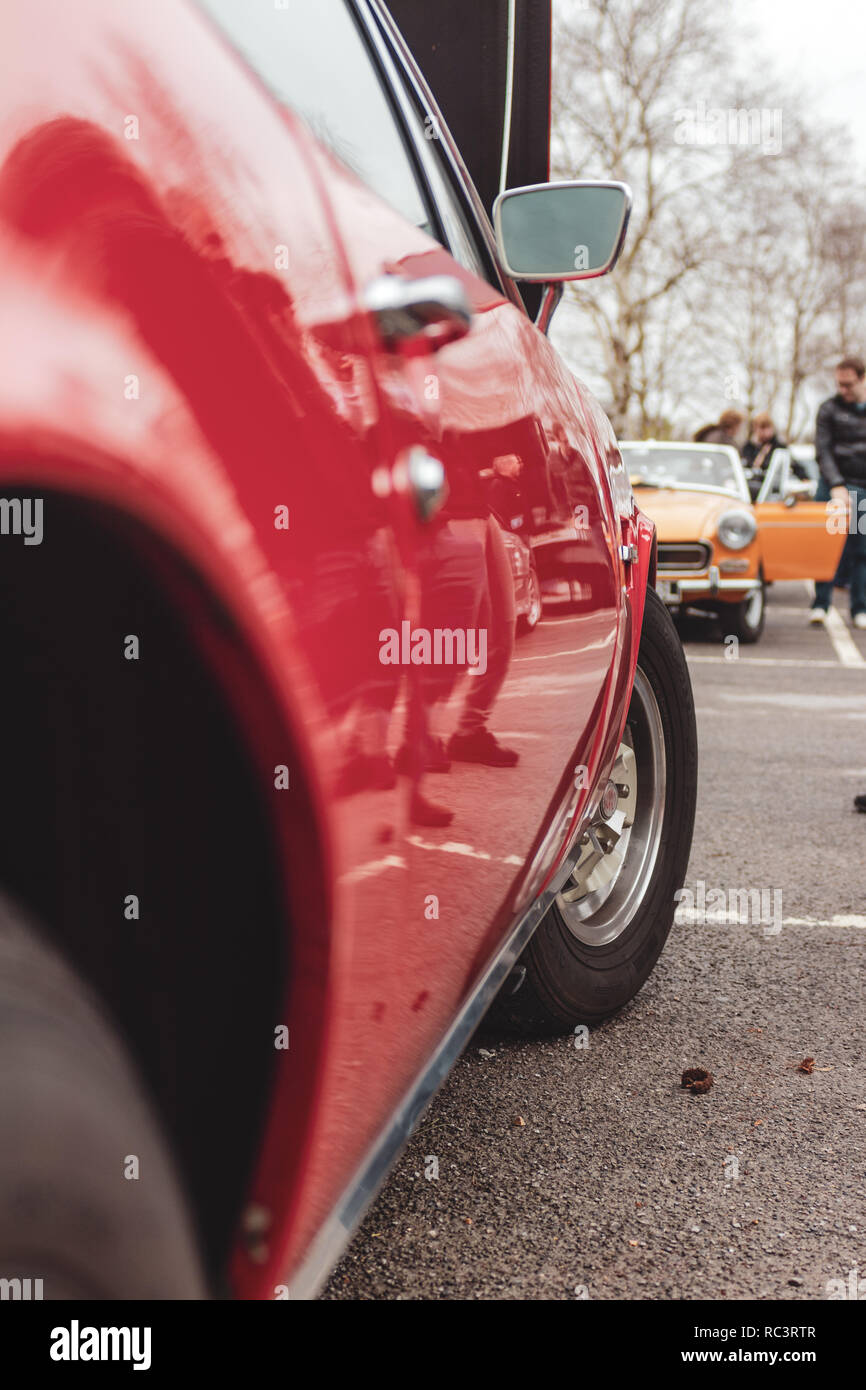 Les photos ont été prises dans un événement de Noël qui a eu lieu à Southampton. J'aime prendre des photos s'il s'agit d'automobile voitures, vélos ou tout autre véhicule 2 ou 4 roues Je veux l'abattre ! Banque D'Images