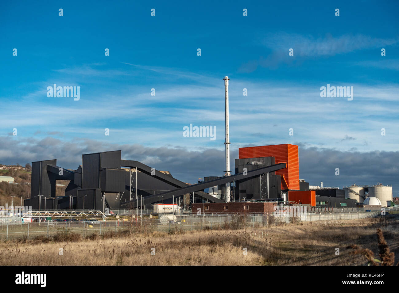 Pde a dévoilé cette biomasse centrale électrique qui se trouve sur le site de l'emblématique Tinsley les tours de refroidissement à proximité de la M1 à Sheffield Banque D'Images