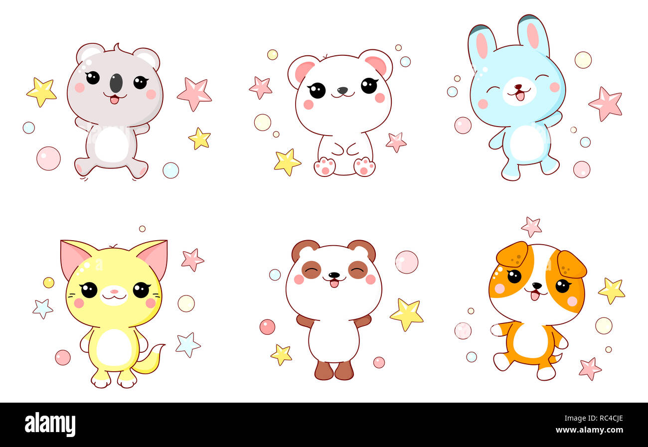 Cute Dog Kawaii Style Vector Banque D Image Et Photos Alamy Cute Dog Kawaii Style Vector Banque D Image Et Photos Alamy