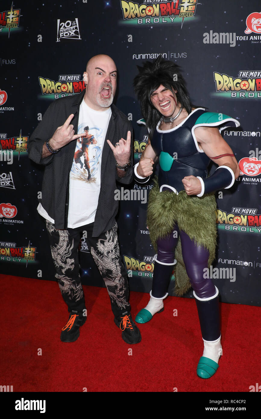 Funimation Films' 'personnage Super : Broly" tenu à la première du film chinois TCL Theatre de Los Angeles, Californie le 13 décembre 2018 mettant en vedette : Kyle Herbert, Alexander Drastal Où : Los Angeles, California, United States Quand : 13 Déc 2018 Crédit : Sheri/WENN.com Determan Banque D'Images
