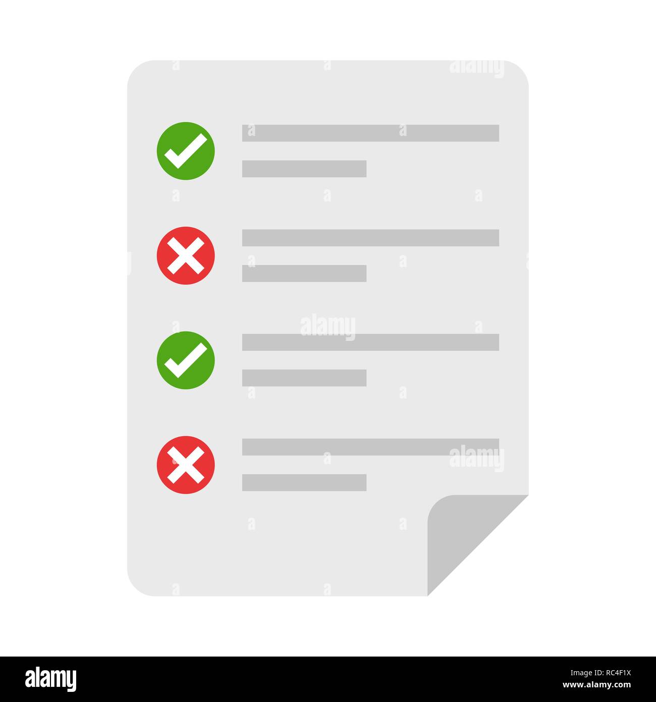 Check list vector vectors Banque de photographies et d’images à haute ...