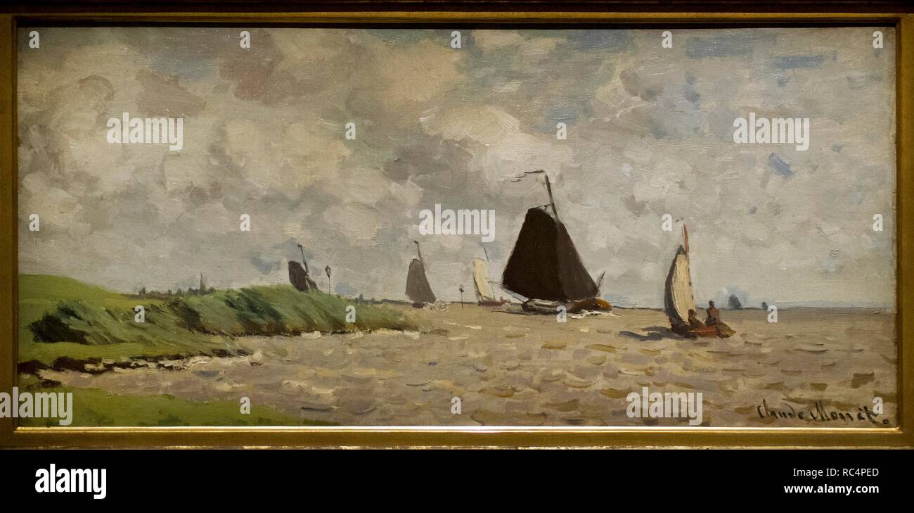 Claude Monet (1906-1957). Le peintre français. Vue de Voorzaan. Musée national. Stockholm. La Suède. Banque D'Images