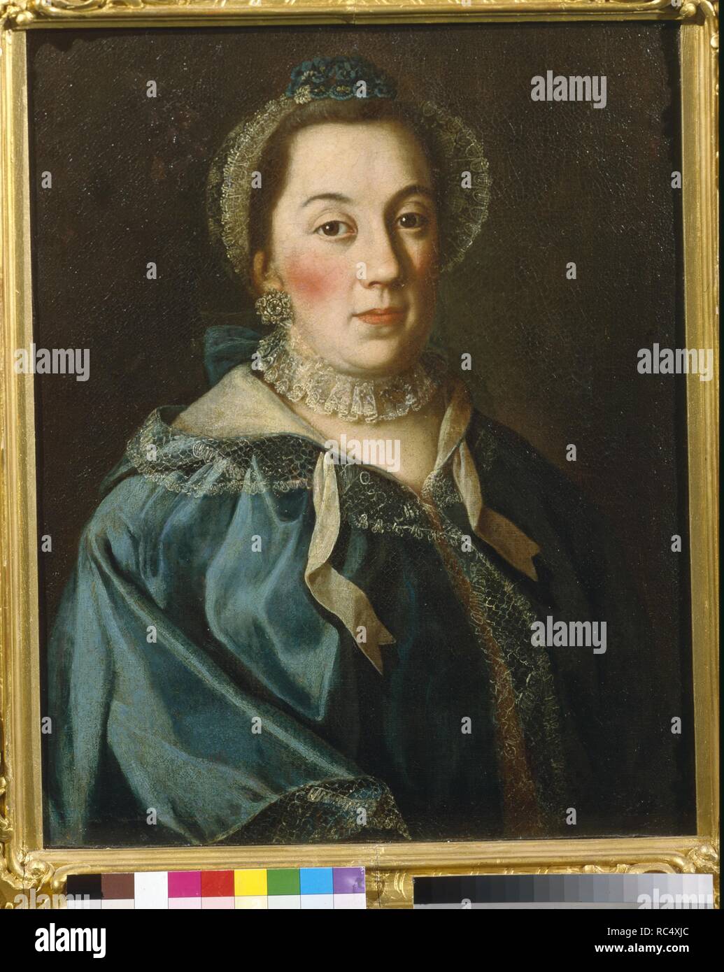 Portrait de la Comtesse Yelizaveta Franzevna Buturliina. Musée : Musée d'histoire de l'État de Moscou. Auteur : ANTROPOV, Alexei Petrovitch. Banque D'Images