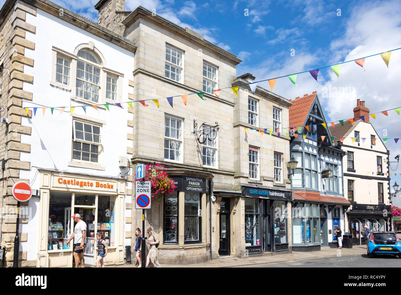 Place du marché, Knaresborough, North Yorkshire, England, United Kingdom Banque D'Images