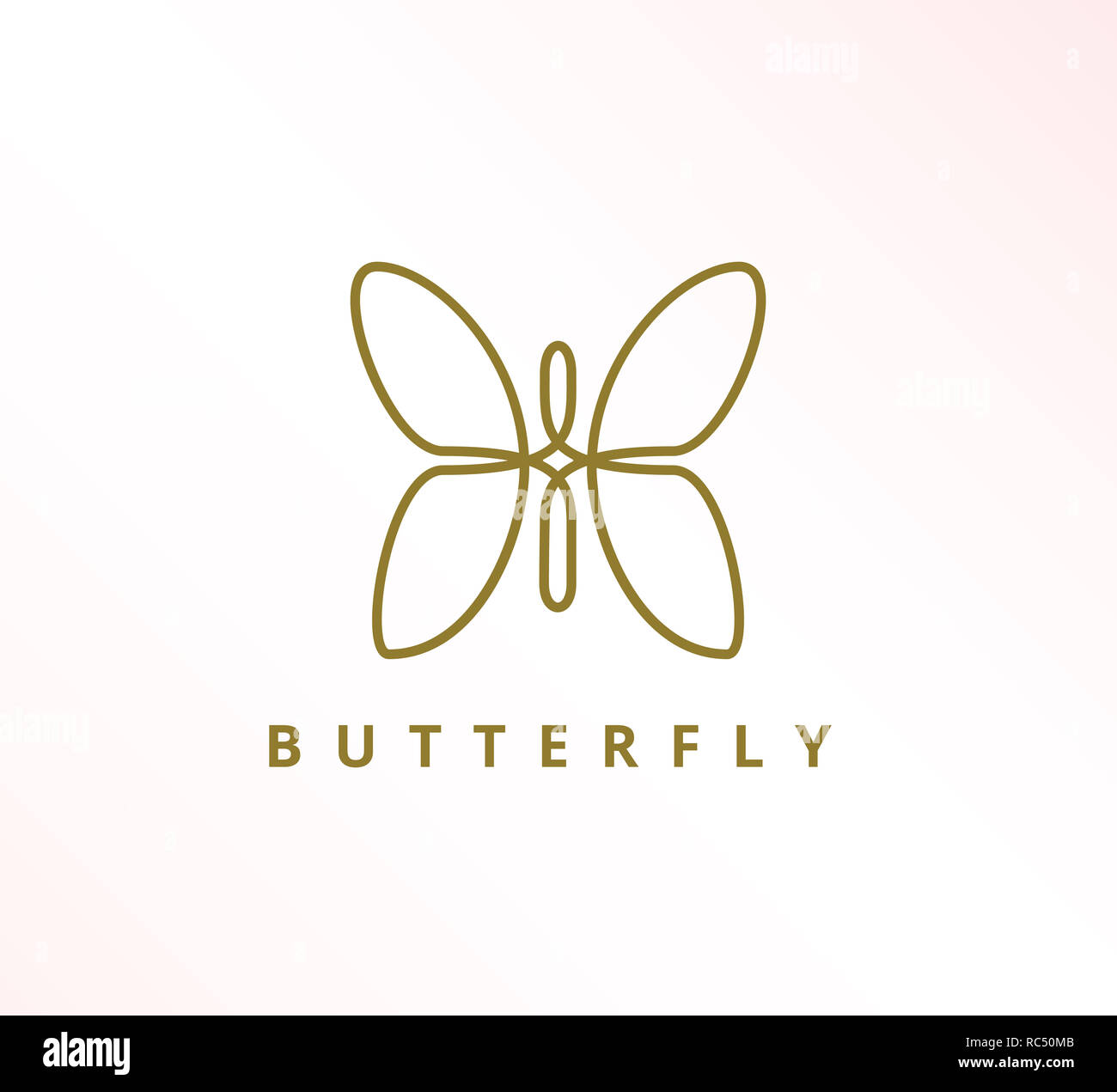 Download Ligne continue élégant minimaliste simple icône papillon ...