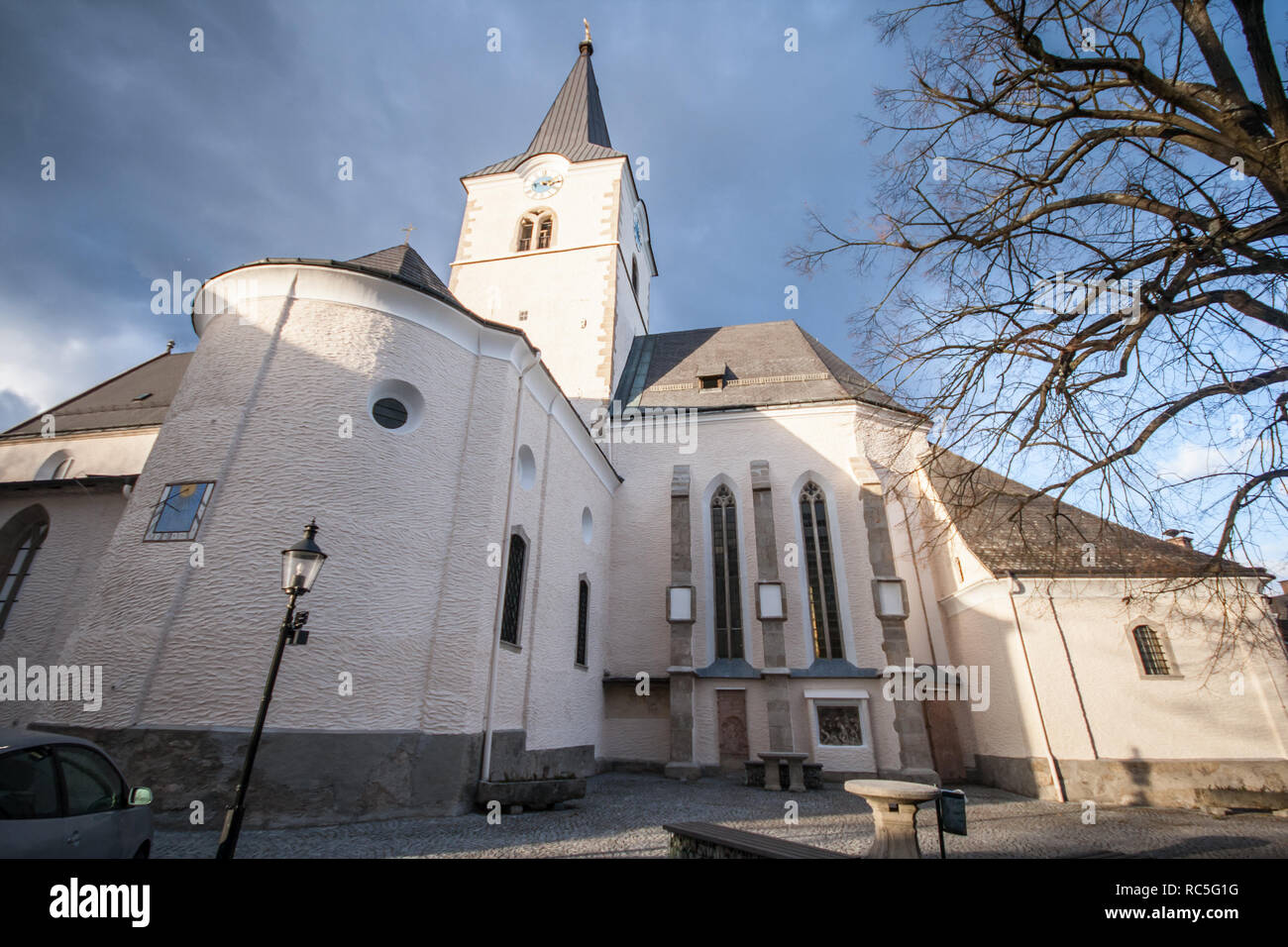Église Stadtpfarrkirche zum Hl. Peter und Paul Gaillac Gaillac, église, Waldviertel, Autriche Banque D'Images