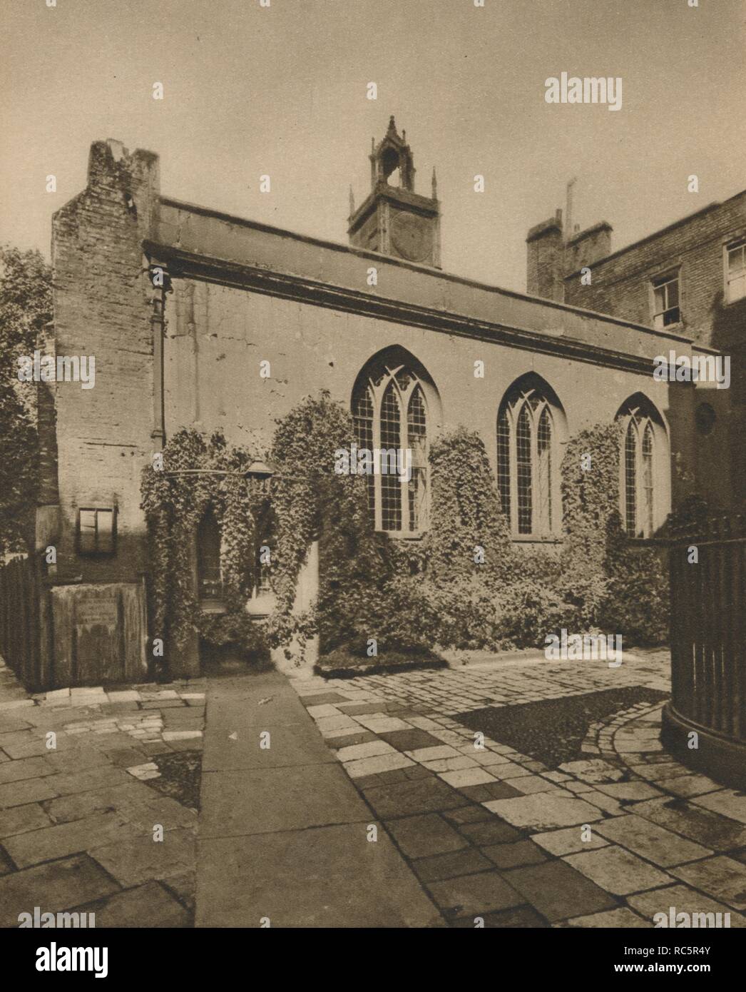 'Hall de la société de Clifford's Inn, Saint Dunstan's derrière-dans-le-Ouest', c1935. Organisateur : Joel. Banque D'Images