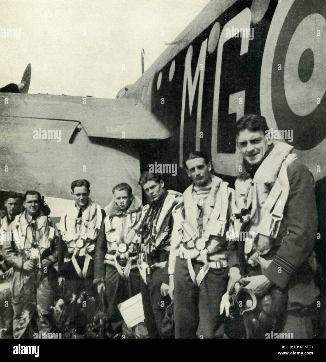 Les équipages de bombardiers "', c1943. Organisateur : Cecil Beaton. Banque D'Images