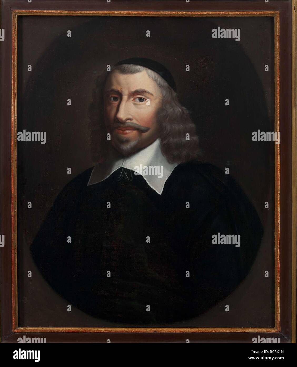 Portrait de Thomas Hobbes (1588-1679). Musée : Herzog August Bibliothek Wolfenbüttel. Auteur : anonyme. Banque D'Images