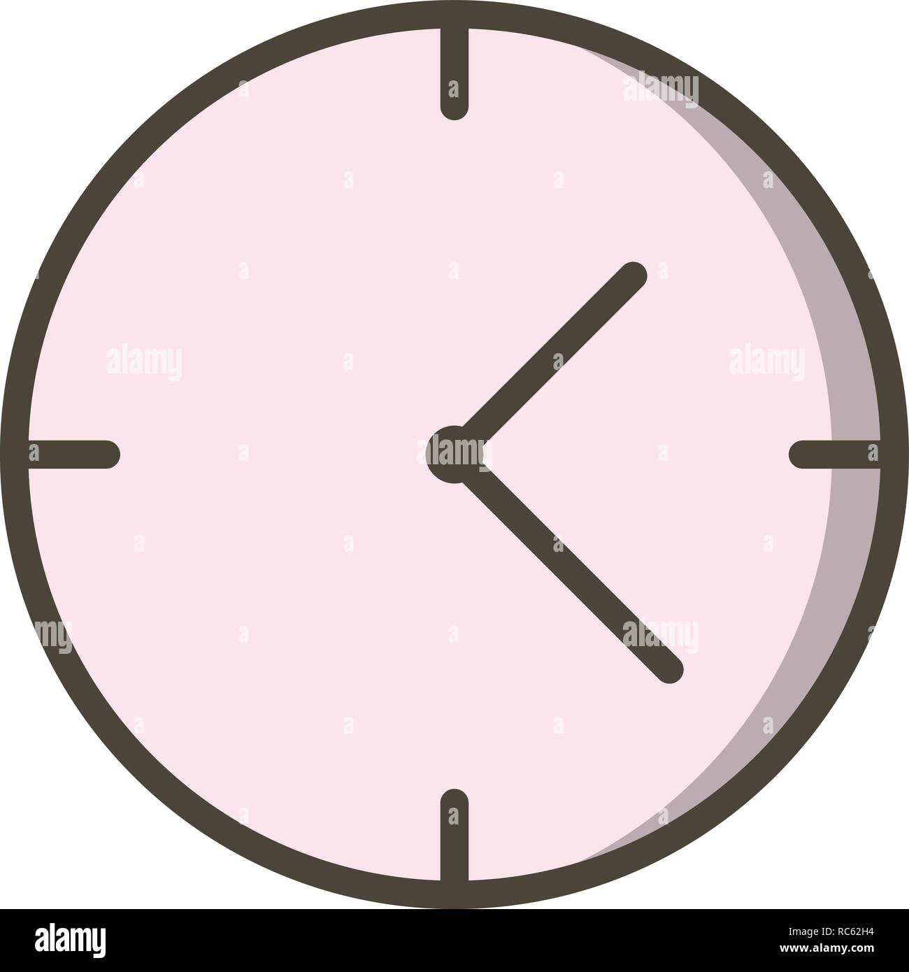 Vector icône Horloge Illustration de Vecteur