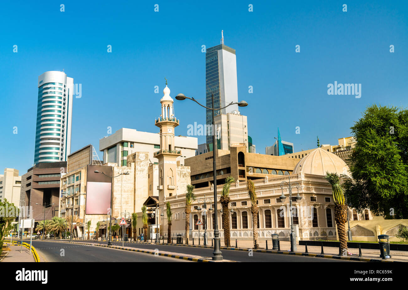 Le souk de la Grande Mosquée de la ville de Koweït Banque D'Images