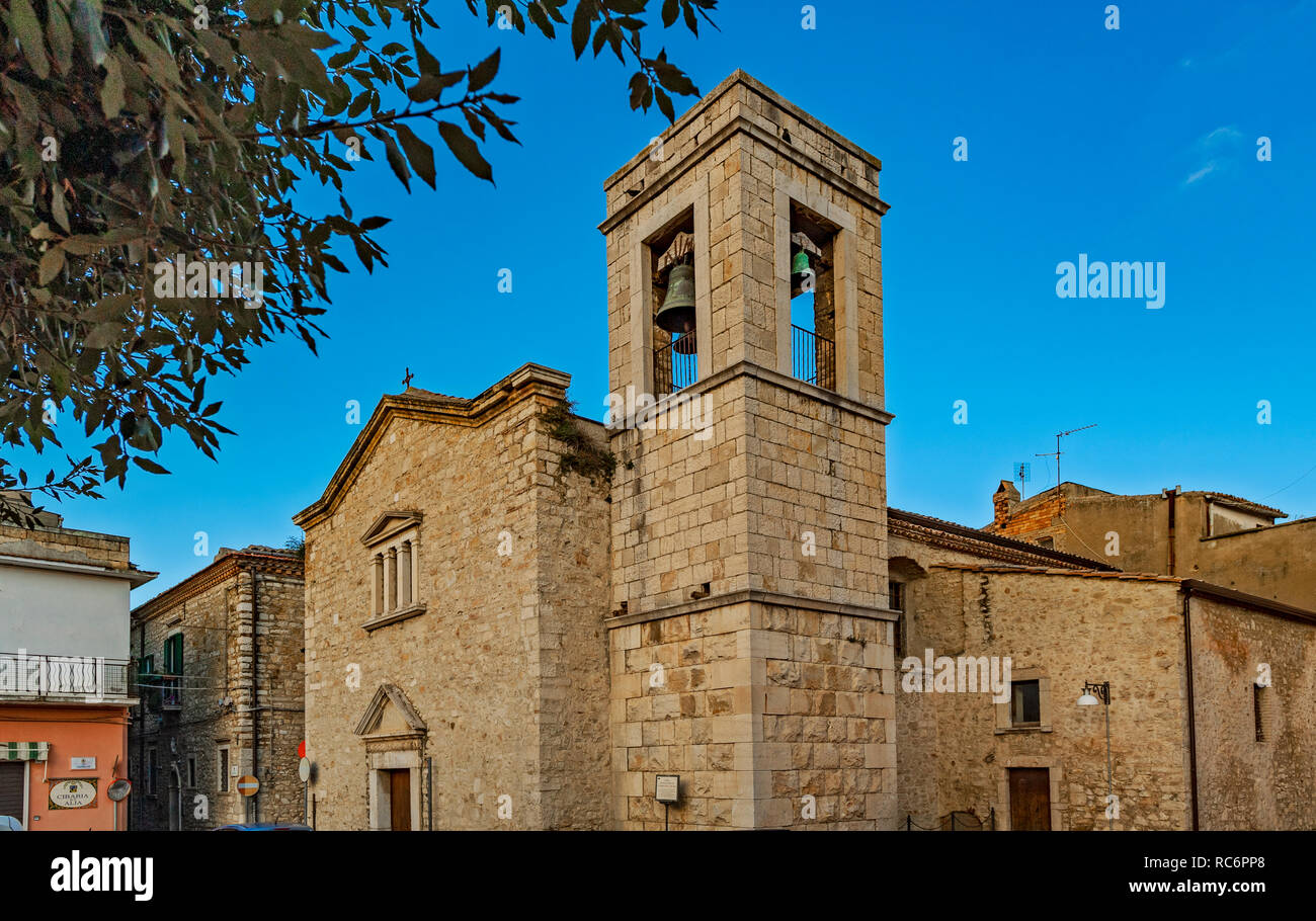 Italie Basilicate Venosa Église Santa Maria della Scala Banque D'Images