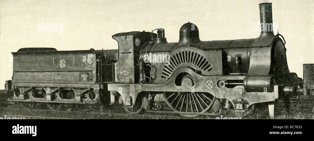 'Une Eight-Footer marquait pour la route à l'abandon - Caledonian Railway', c1930. Créateur : Inconnu. Banque D'Images