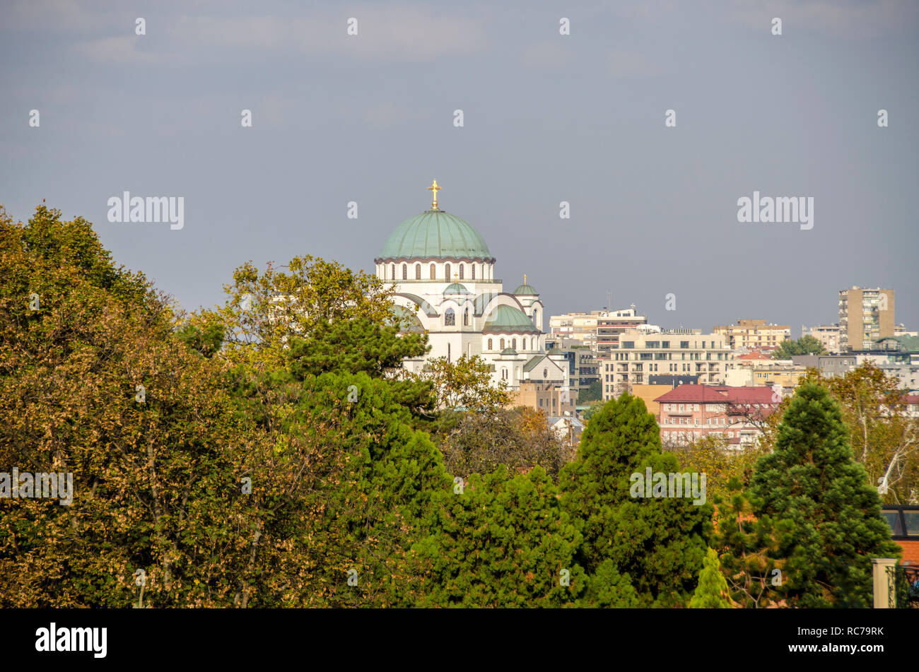 L'église Saint Sava, Belgrade, Serbie Banque D'Images