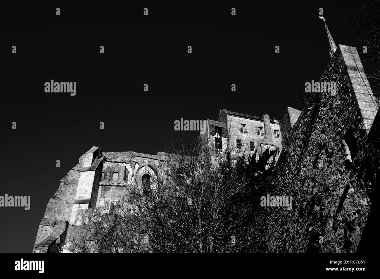 Mont Saint Michel, France. La Normandie. L'Europe Banque D'Images