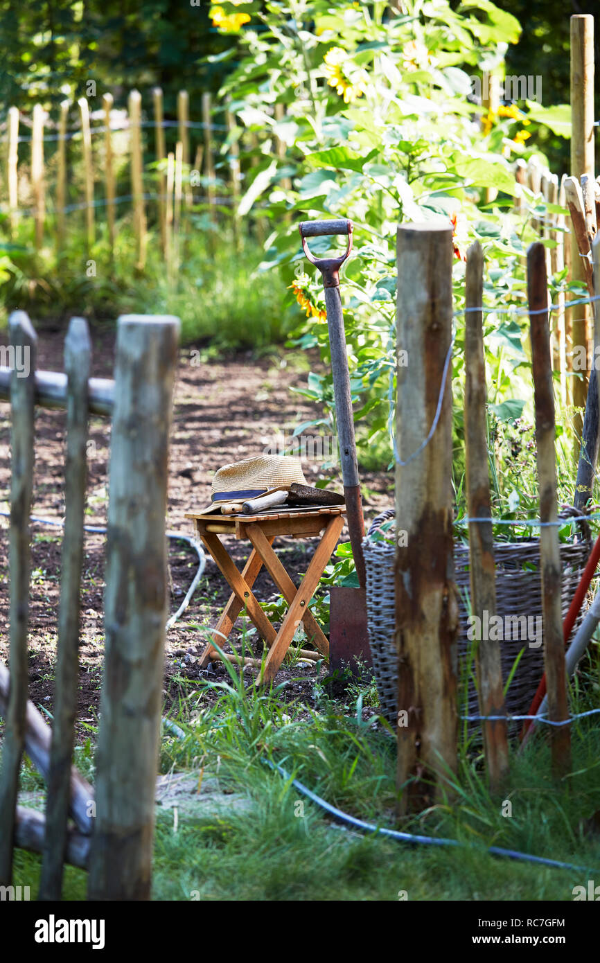 Pelle à jardin Banque D'Images
