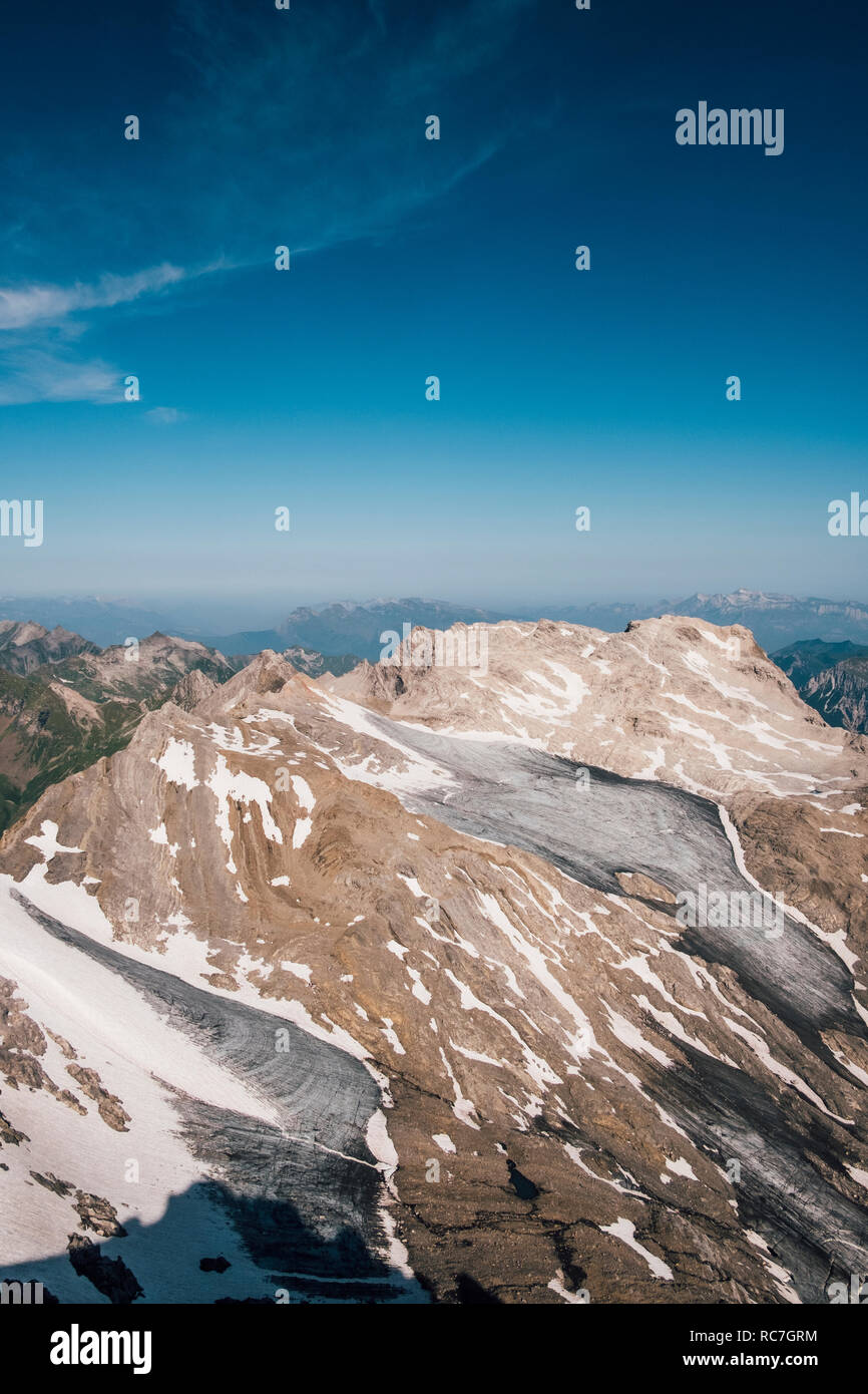 Mountainscape, marque, Vorarlberg, Autriche Banque D'Images